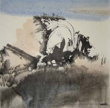 30  Fraicheur 2007 Encre sur papier 50 x 50cm